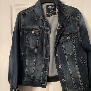 Silver Jean jacket